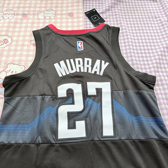 Nike Denver Nuggets Murray No.27 Black Jersey - Picture 6 of 6